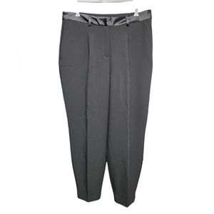 Vero Moda Curve Laura High Rise  Trouser Pants Sz 46/32 Black